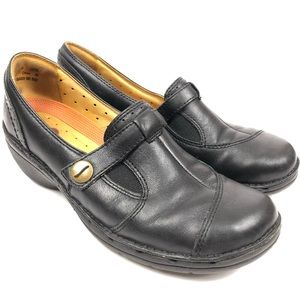 Clarks Unstructured Loafer Button Comfort Shoe 7